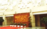 外交部 橄榄大厅 木雕 《清明上河图》